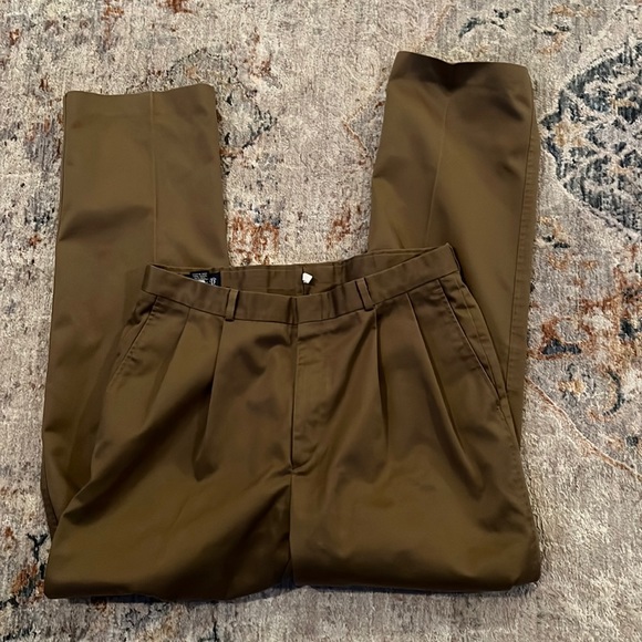 Mens Comfort Waist No Iron Chino Pants 
